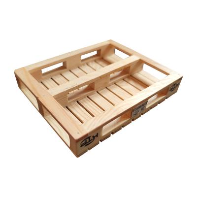 China Viable Hot Selling Mini Wooden Pallet Beverage Drink Coasters Table Protector for Bar, Home and Office for sale