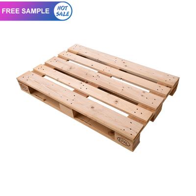 China Euro Pallet Cheap Price Eco - Friendly Stamped Wooden Pallet Available for sale