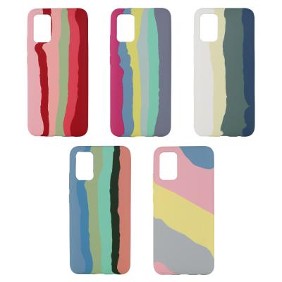 China Unique Silicone Rainbow Phone Case For iPhone 13 Pro Max Phone Case Silicon Case for sale