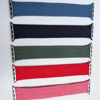 China Lightweight Luxury Nylon Woven Watch Strap for Boys and Girls for iPhone for sale