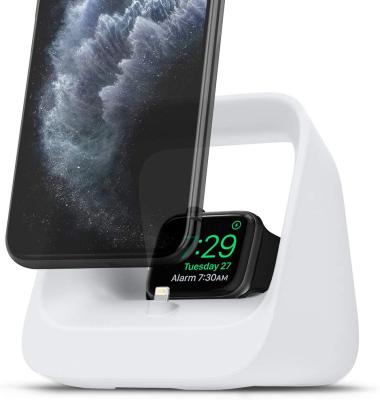 China Source PORTABLE factory Amazon hot sale for iPhone watch airpods Three-in-one charging stand for sale