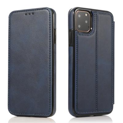 China 2021 High Quality Anti-fall Leather Flip Wallet Phone Case For iPhone 12 Pro Max Book Cover Flip Leather Cover for sale