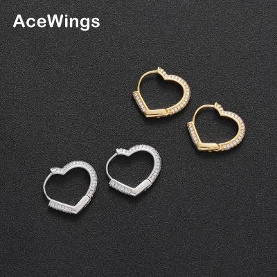 China Hiphop E054 Hip Hop CZ Earrings Brass Zirconia Stud Setting Earrings for sale