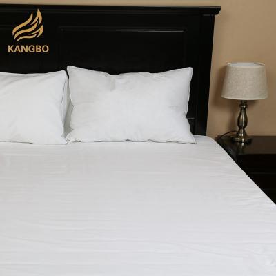 China Wholesale Simple White Single Cotton Bedding Set Fitted Sheet for sale