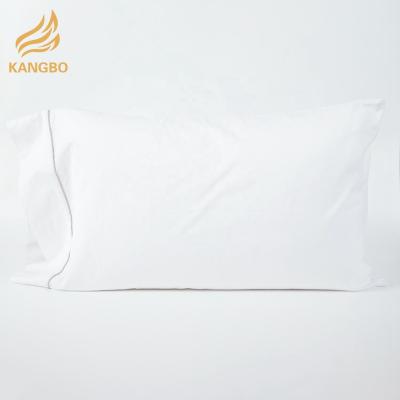 China Wholesale White 10 Pcs Cotton Woven Sunflower Hotel Oeko-Tex Standard Customized 100 Pcs Anti-bacteria Queen Pillow Case Solid White for sale