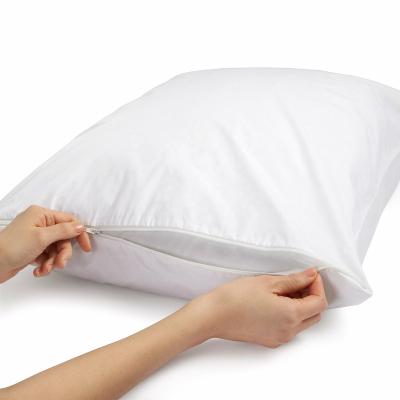 China Polycotton Antistatic Cotton Pillow Shell Pillow Cover With Zipper for sale