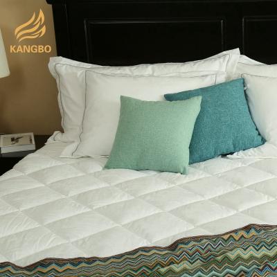 China Waterproof Quilted 100% Cotton Bed Cushion Cover Mattress Protector for sale