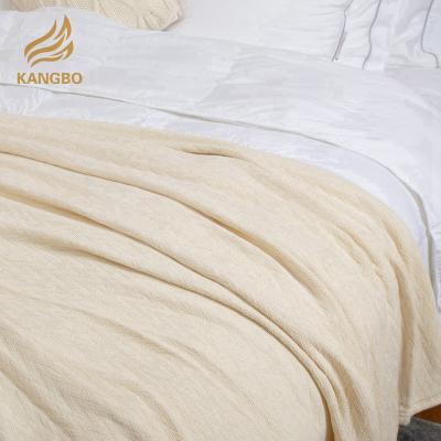 China Eco - Friendly Solid Color Cotton Bed Spread Bedspread for sale