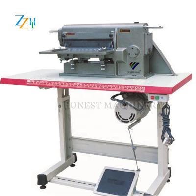 China Newest type hotels leather slitter price/leather press cutting machine/leather belt making machine for sale