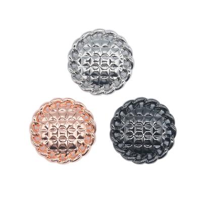 China Sustainable Alloy Zinc Snap Button Spring Snap Button Custom Metal Buttons Round Plating Backer Eco - Friendly for sale