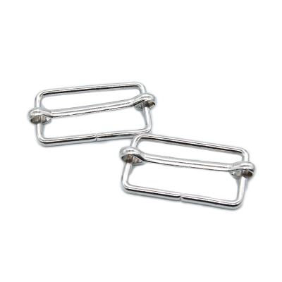 China Eco-friendly Adjustable Tri Glide Certer Slide Buckle Slider Metal Buckle For Bags And Belts for sale