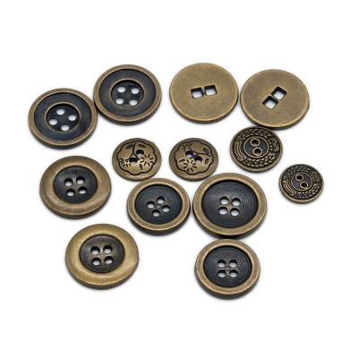 China Sustainable Sewing Buttons For Clothes Like Round 4 Hole 2 Hole Metal Snap Button 7 Days OEKO-TEX Customized Zinc Alloy Sustainable Plating for sale