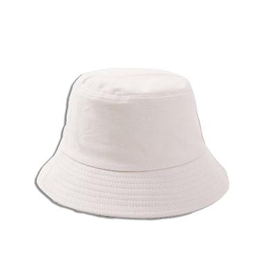 China Wholesale Classic White Bucket Logo Bucket Hat Custom Wholesale Women's Bucket Hat Image White Bucket Hat for sale