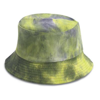 China New Fashion Picture Stylish Quality Cotton Material Tie Dye Bucket Hat Hat for sale