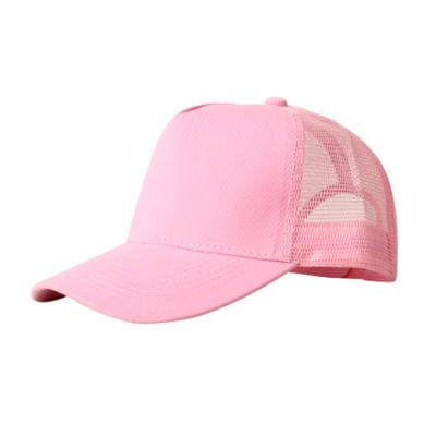 China Wholesale COMMON Custom Hat White 5 Panel Unisex Plain Mesh Trucker Hat for sale