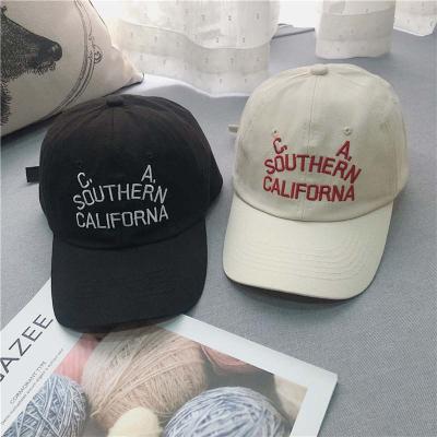 China JOINT Custom Women Washed Cotton Vintage Adjustable Hat Dyed Solid Baseball Cap for sale