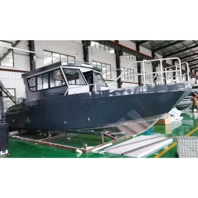 China Aluminum Customized Aluminum Military Speedboat Speedboat For Government Police Use for sale