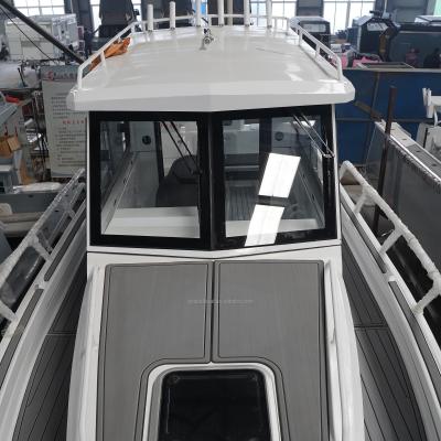 China Fishing 6.25m Speed ​​Fishing Center Cabin Aluminum Boat for sale