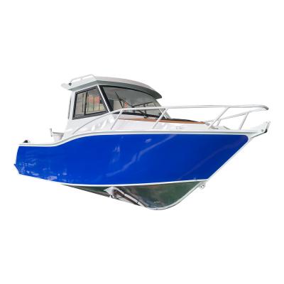 China Marine Grade Aluminum 5083 6.25m 21ft Luxury Yacht Profisher Boat Aluminum Sport Fishing Boat With Certification for sale