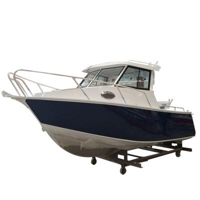 China Aluminum Alloy (DNV 5083) 6.25m Cuddy Cabin Welded Aluminum 21ft Fishing Boat For Sale for sale