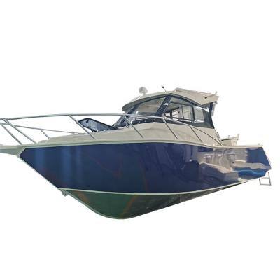 China Recreational sports fishing New Zealand designed 25ft aluminum profisher sport fishing speed boat for sale for sale