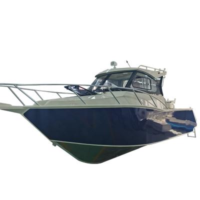 China Recreational Sports Fishing Profisher 750 Aluminum Full Cabin Pleasure Yacht Boat 25ft For Fishing for sale