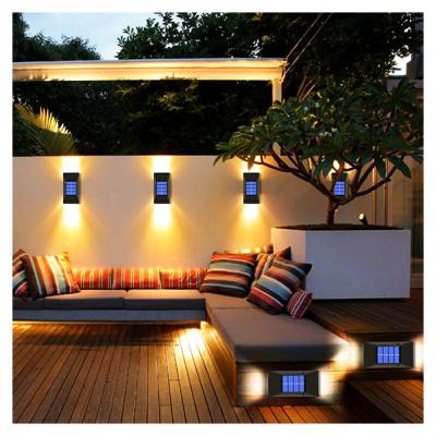 China ZH-006 Metal Quality Solar Power Outdoor Garden Light Led Solar Panel Solar Light 6 LED for sale