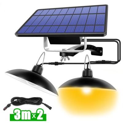 China ZH-032 IP65 quality led solar light indoor solar motion sensor lights 2 bulbs for sale