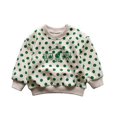 China Anti Shrink Custom Design 100% Cotton Baby Crewneck Sweatshirt Long Sleeve Autumn Winter Children Sweatshirt Baby Clothes Boy Girls for sale