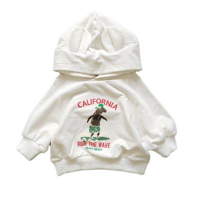 China Anti-Shrink Kids Fall Fabrics Plain Cotton Hoodies Blank Sweatshirt Baby Crewneck Unisex Custom Sweatshirt for sale