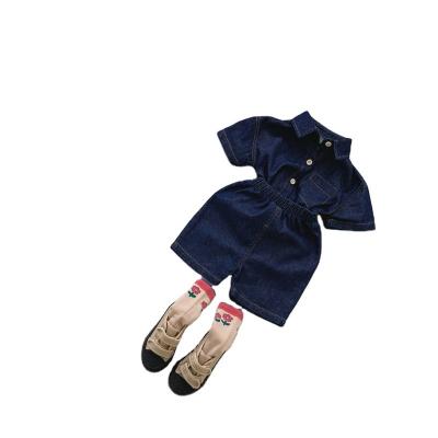 China Factory sale OEM boutique anti-shrink baby clothes denim cotton newborn baby boy clothing set for sale