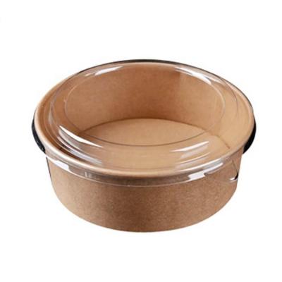 China PE COATED WATER TO OIL RESISTANT SR Take Out Large 40 Oz Food Craft Biodegradable Paper Salad Bowl for sale