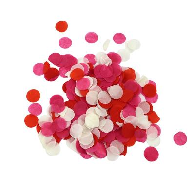 China Wholesale Free Samples 1KG SR Tissue Paper 2 cm Round Tissue Paper Confetti For Balloons for sale