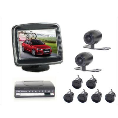 China Electronic Car Reverse Parking Sensor Video Display With Front Rearview Camera for sale