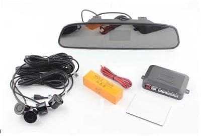 China Universal Wireless Car Parking Sensor System With LCD Rearview Mirror Display for sale