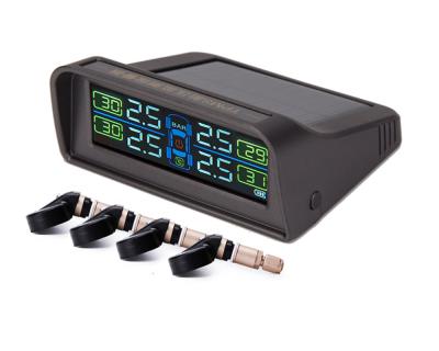 China Small Car Tire Pressure Monitoring System 4 Tires Aftermarket TPMS With LCD Display for sale