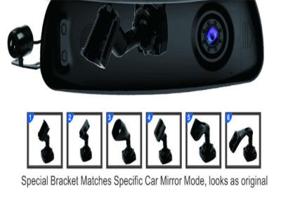 China 1080p High Definition Rearview Mirror Camera DVR with Dual Lens Night Vision for sale