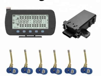 China 6 Wheel Truck Tire Pressure Monitoring System , Internal TPMS Monitoring System for sale