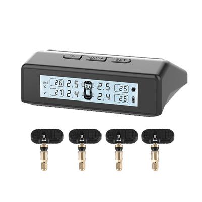 China Solar Powered Truck Tire Pressure Monitoring System TPMS With 4 Internal Sensors for sale