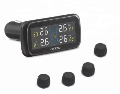 China Wireless Car Tire Pressure Monitoring System Vehicle TPMS With LCD Display for sale