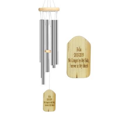 China Garden Decoration Sympathy Memorial Wind Chimes Wooden Wind Chimes for sale