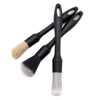 China Dirt Resistant Soft Car Detailing Brush Automobile Wheel Detailing Brush for sale