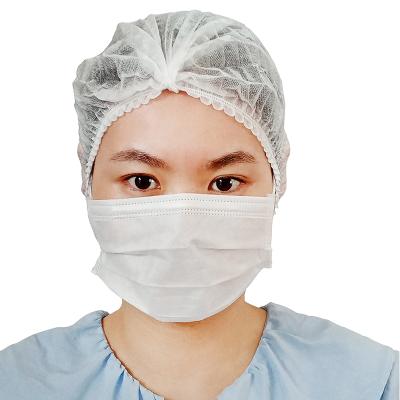 China Eco-friendly Medical Surgical Band Clip Non-Woven Medical Surgical Clip Mob Cap Disposable Nurse Hair Surgeon Hat Hair Net for sale