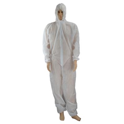 China PP Paint Disposable Workwear Hooded Overall Children Safety Suit Coverall Disposable Lab Diaper Specially Designed For Free Workplace for sale