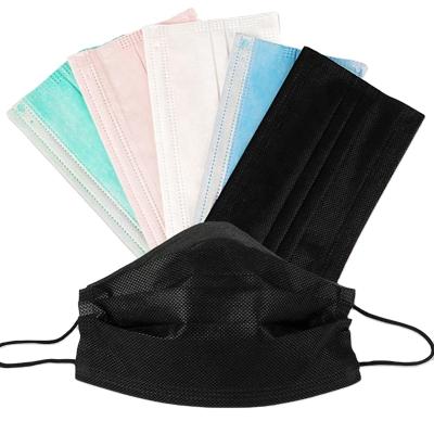 China 4 Ply Carbon Side Disposable Eco-Friendly Nonwoven Active Mask for sale