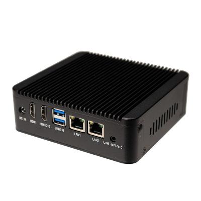 China Industrial / Business PC J4125 Fanless Fanless Mini Intel Cele-Ron SSD For Industrial Use DDR4 8GB Memory 3xUSB3.0 Ports for sale