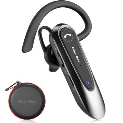 China New Wholesale B45 5.2 Single Ear Bee BT Noise Canceling Business Headset Mini Wireless Bluetooth Handsfree Earphones For Phone for sale