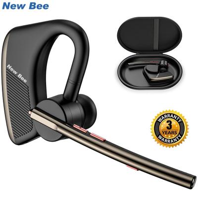 China Single Ear Ture Wireless Earbuds 5.2 Bluetooth Active Noise Canceling Wholesale Mobile Headphones Hendsfree Earpiece For Truck Drivers for sale