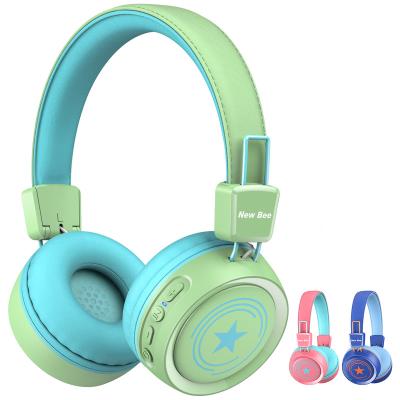 China New Design KH21B New Design KH21B Noise Canceling Kids Headphones Bluetooth Earphones Wired Also Wireless Earbuds For Kids for sale