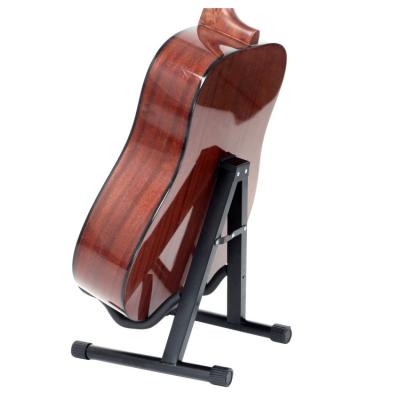 China Guitar Factory Custom Single Flooring Guitar Stand A Frame Guitar Stands For Acoustic Bass for sale